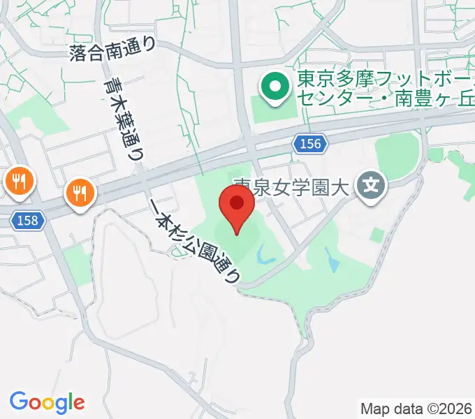 新日本物流スタジアム多摩の地図