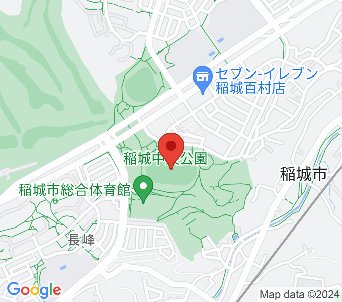 稲城中央公園総合グラウンドの場所