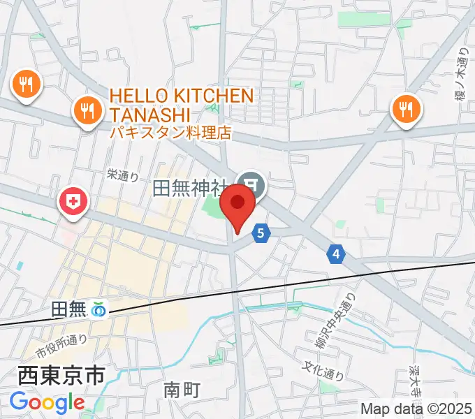 J:COMコール田無の地図
