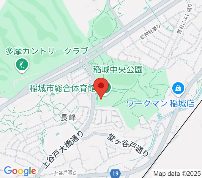 野村不動産いなぎアリーナの地図