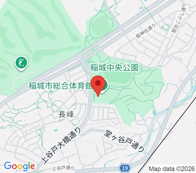 野村不動産いなぎアリーナの地図