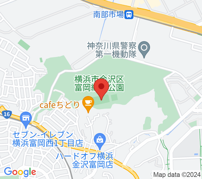 富岡総合公園多目的広場の場所