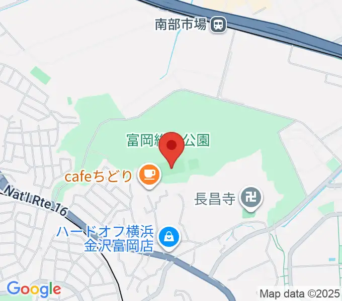 富岡総合公園多目的広場の地図