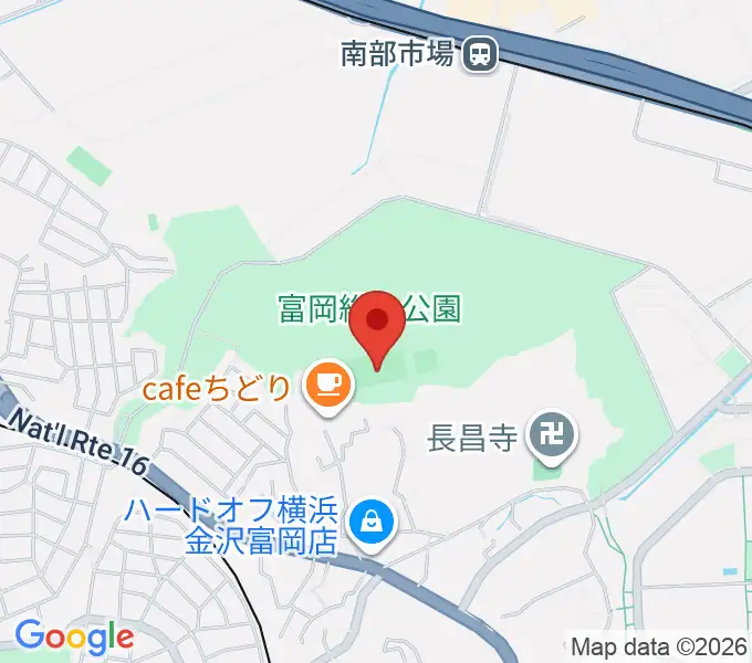 富岡総合公園多目的広場の地図