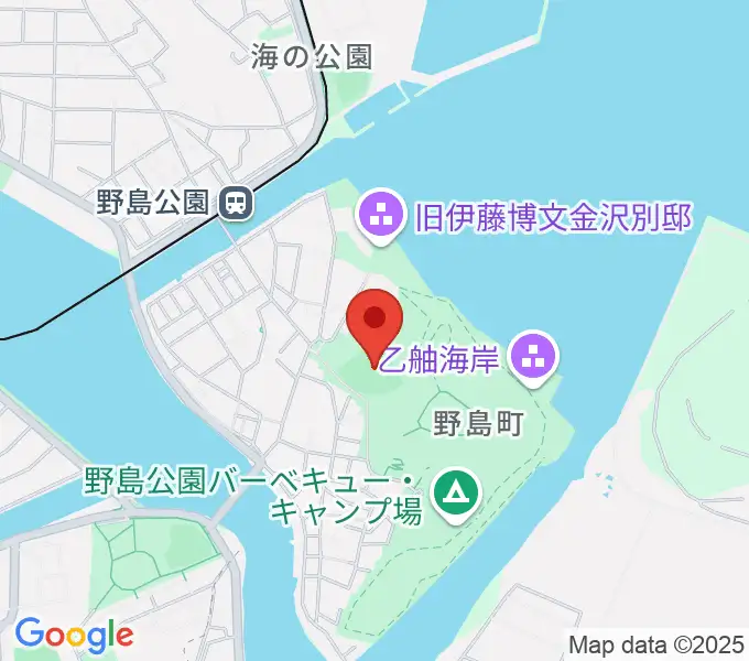 野島公園野球場の地図
