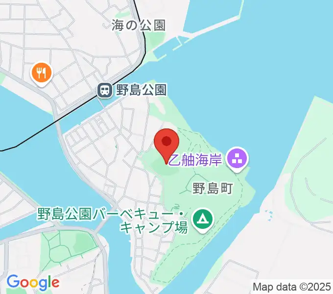野島公園野球場の地図