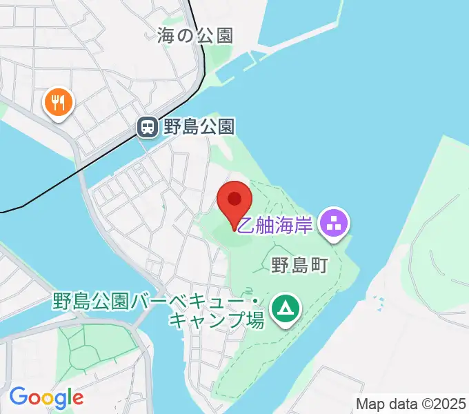 野島公園野球場の地図