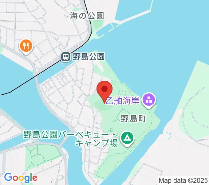 野島公園野球場の地図
