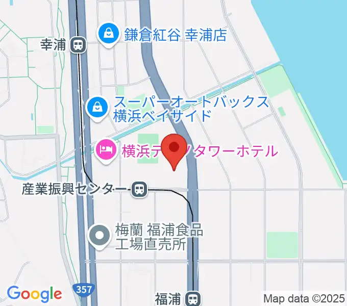 横浜市金沢産業振興センターの地図