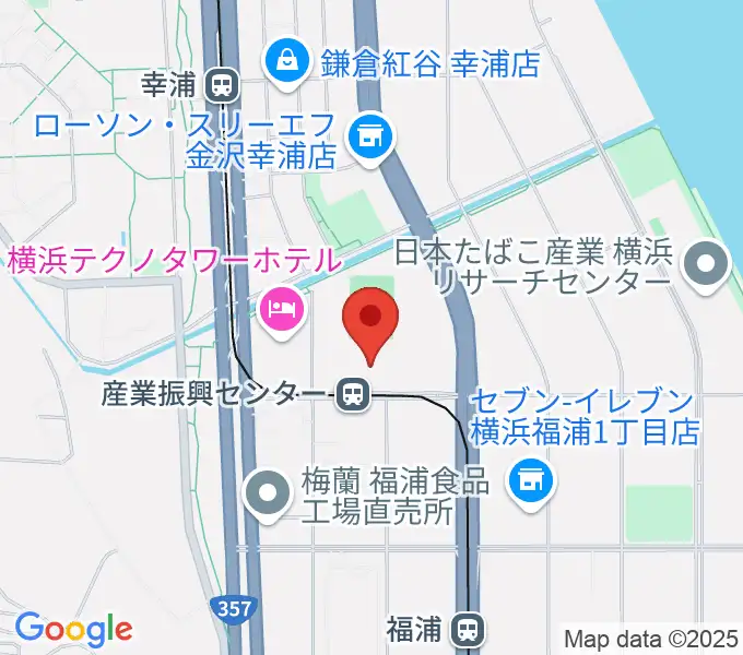 金沢産業振興センター サブグラウンドの地図