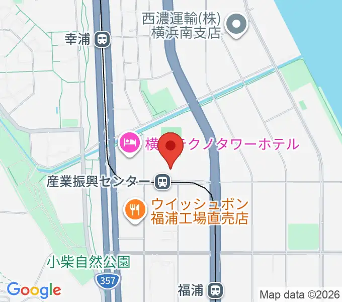 金沢産業振興センター サブグラウンドの地図