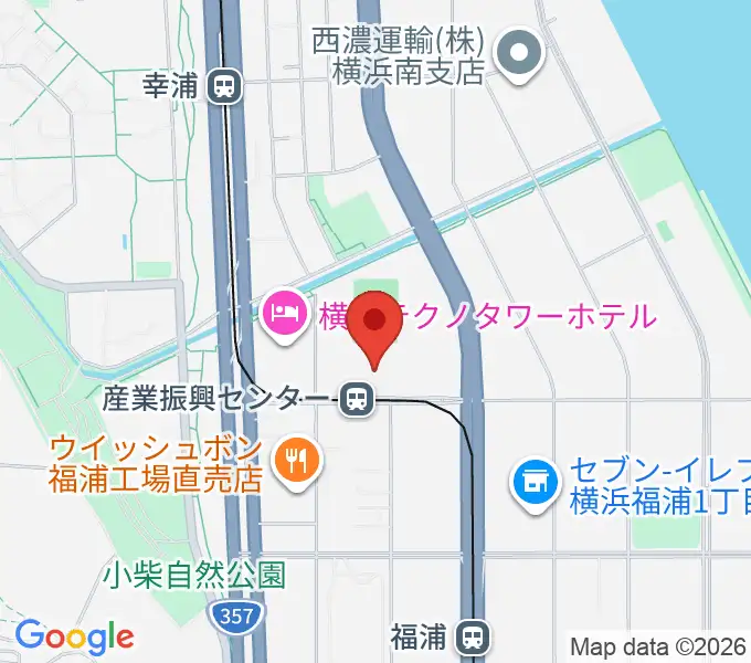 金沢産業振興センター サブグラウンドの地図