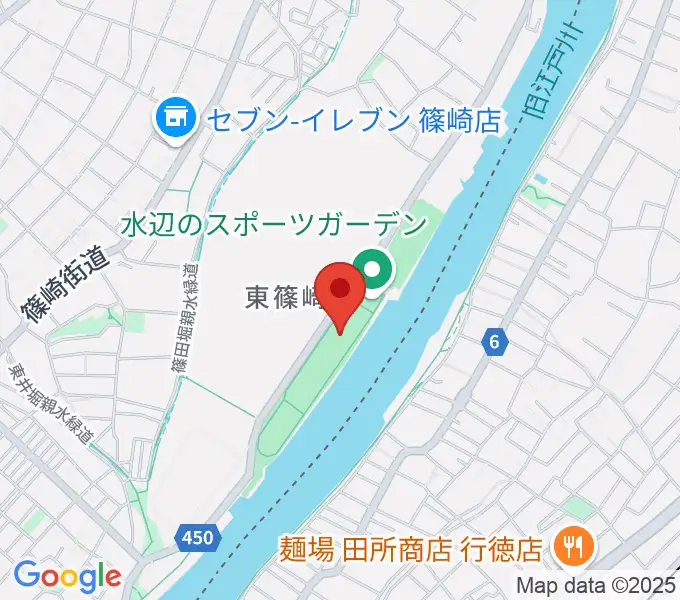 水辺のスポーツガーデン多目的広場の地図