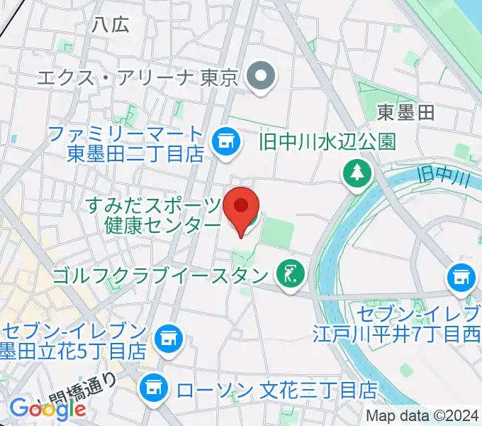 すみだスポーツ健康センターの地図