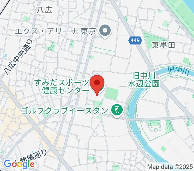 すみだスポーツ健康センターの地図