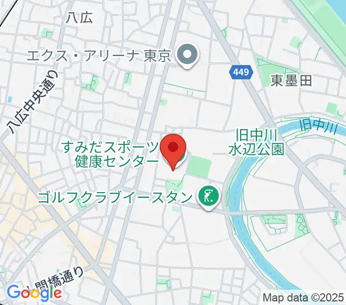 すみだスポーツ健康センターの地図