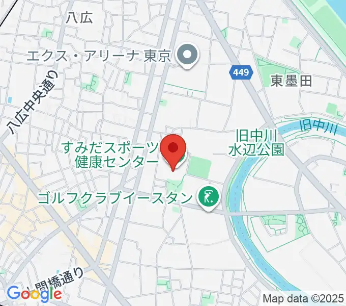 すみだスポーツ健康センターの地図