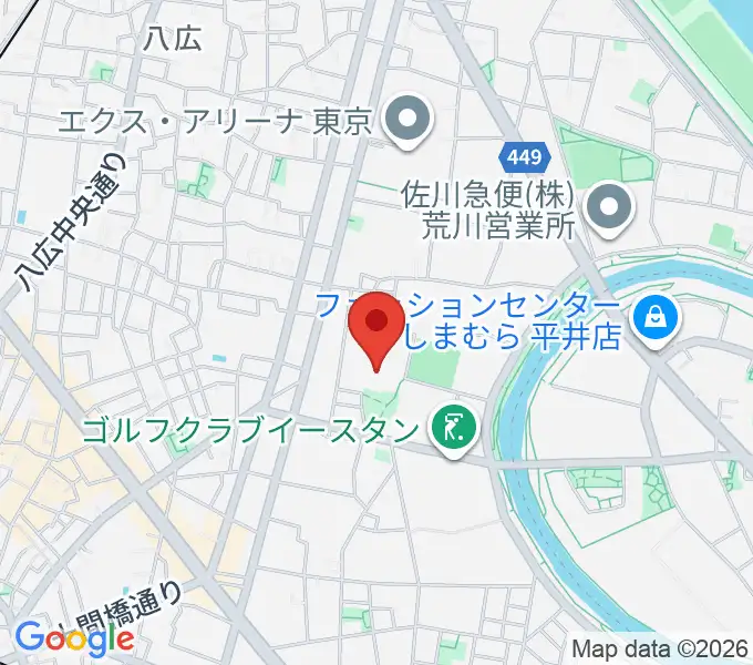 すみだスポーツ健康センターの地図