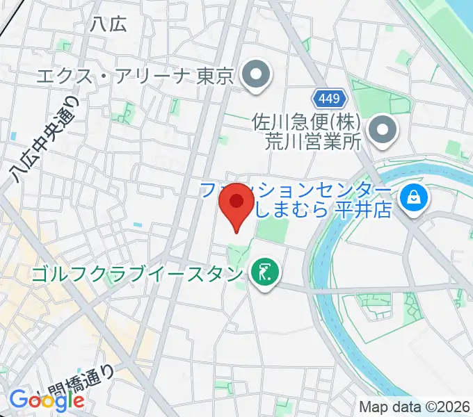 すみだスポーツ健康センターの地図