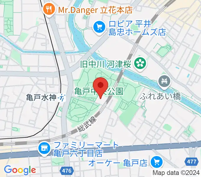 亀戸スポーツセンターの地図