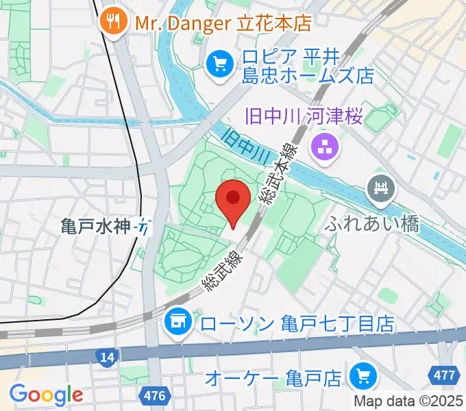 亀戸スポーツセンターの地図
