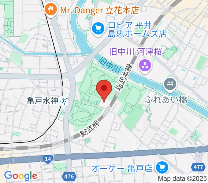亀戸スポーツセンターの地図