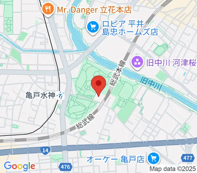 亀戸スポーツセンターの地図
