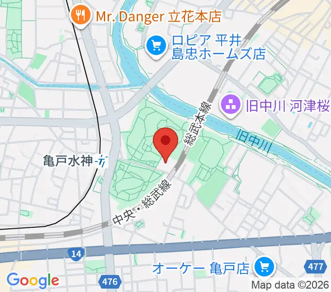 亀戸スポーツセンターの地図