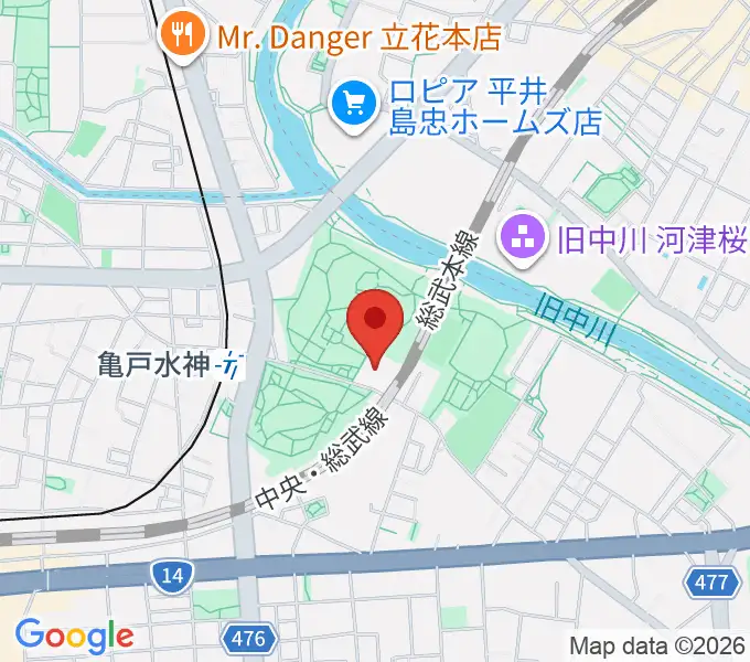亀戸スポーツセンターの地図