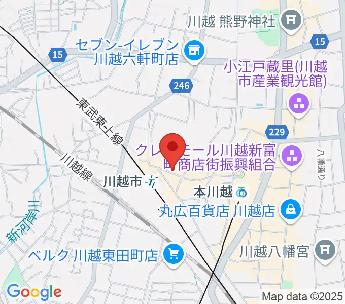 スタジオチコの地図