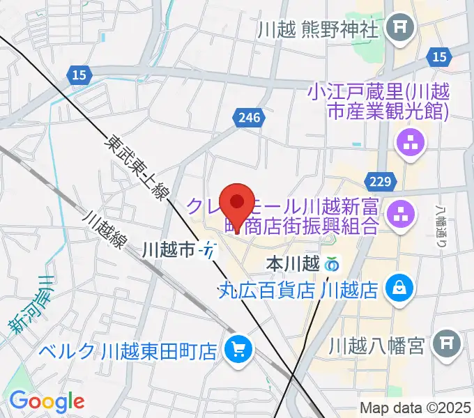 スタジオチコの地図