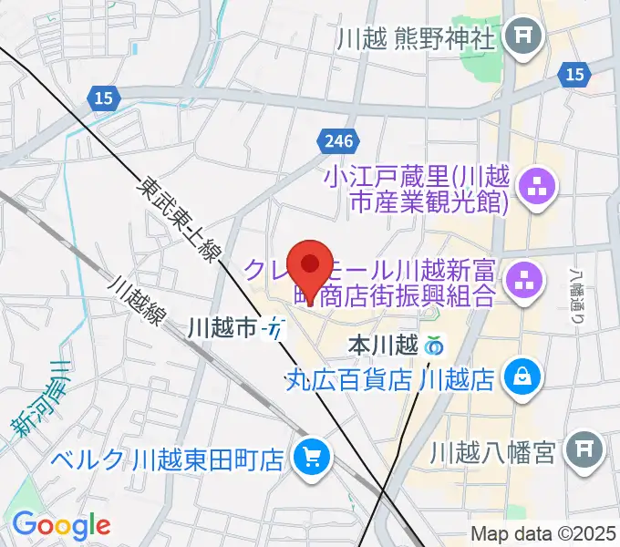 スタジオチコの地図