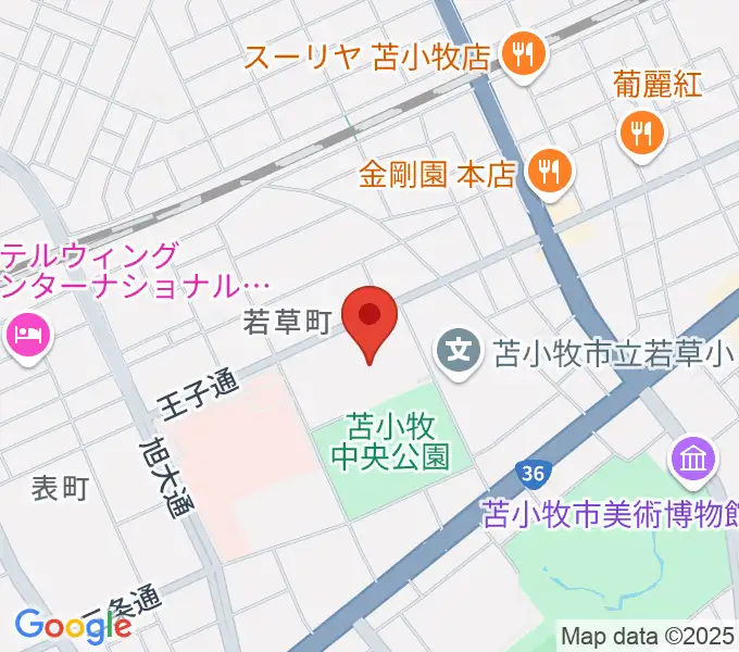 nepiaアイスアリーナの地図