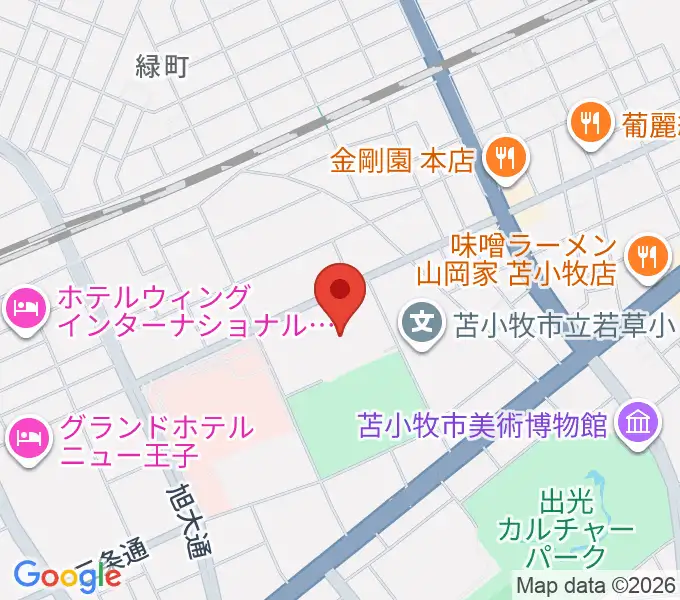 nepiaアイスアリーナの地図