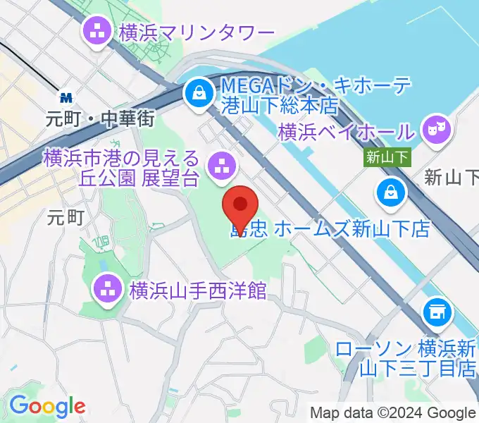 大佛次郎記念館の地図