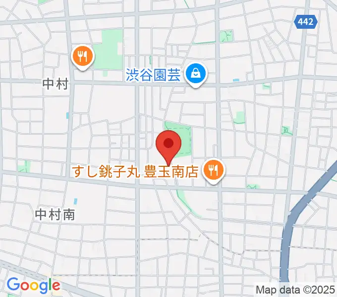 練馬区立中村南スポーツ交流センターの地図
