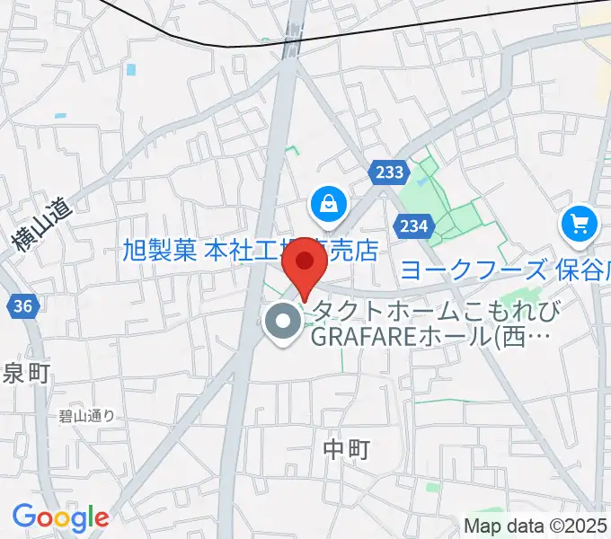 西東京市スポーツセンターの地図