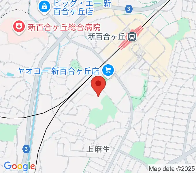 川崎市麻生スポーツセンターの地図