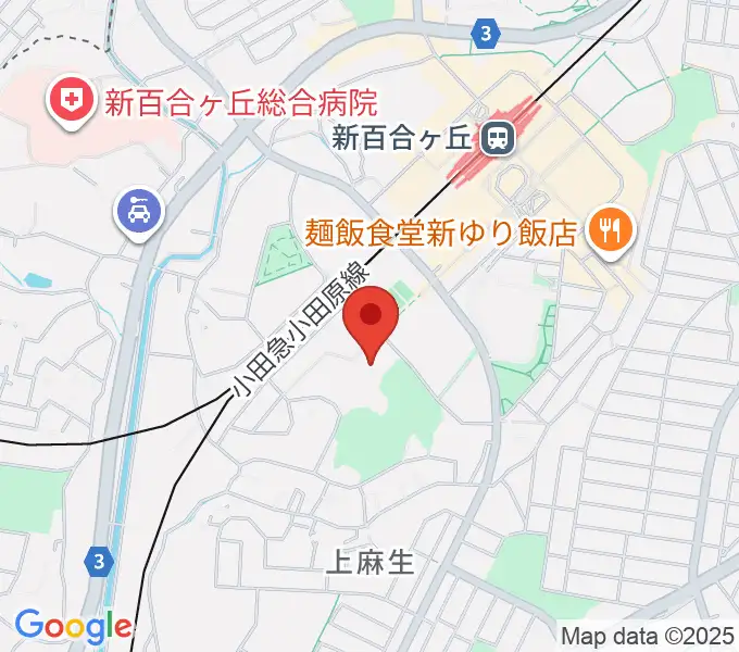 川崎市麻生スポーツセンターの地図