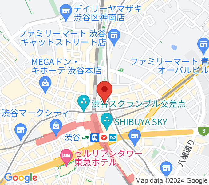 Bunkamuraル・シネマ渋谷宮下の場所