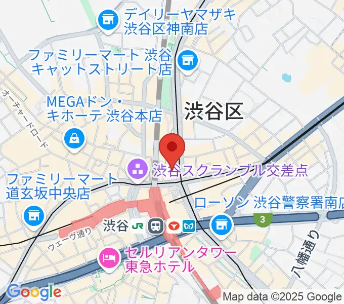 Bunkamuraル・シネマ渋谷宮下の地図