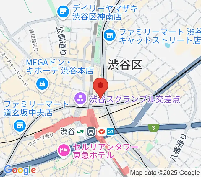 Bunkamuraル・シネマ渋谷宮下の地図