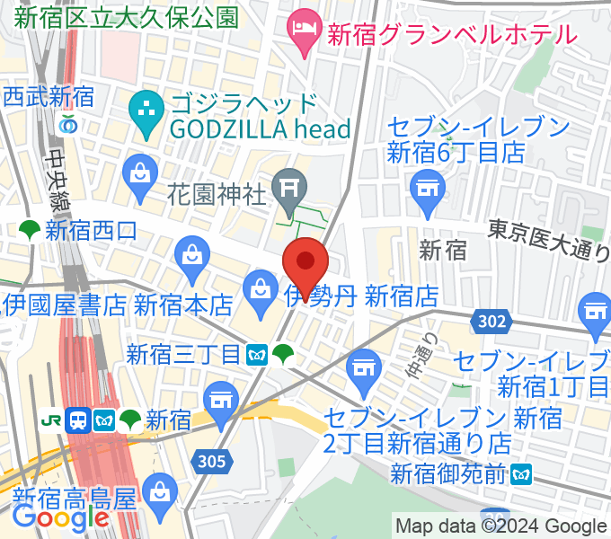 キノシネマ新宿の場所