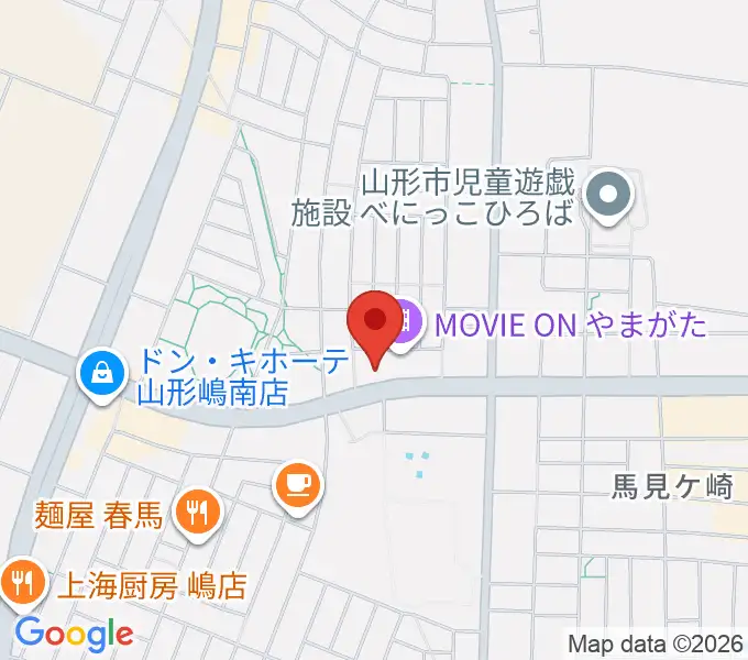 MOVIE ON やまがたの地図