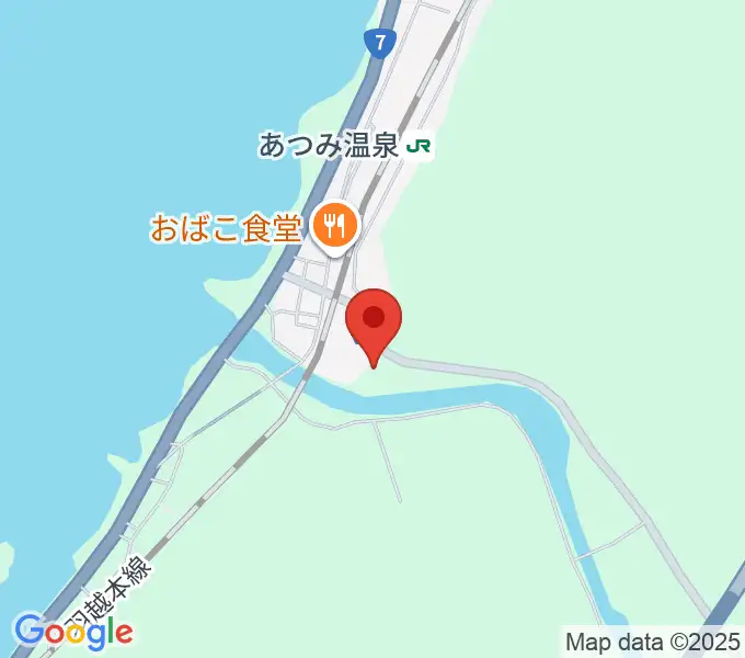 鶴岡市温海ふれあいセンターの地図