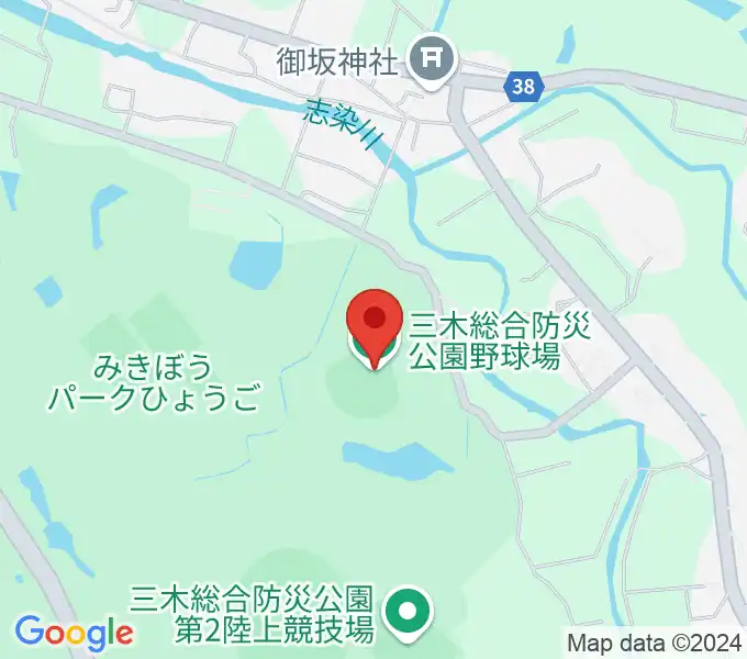 サムティドリームスタジアムの地図