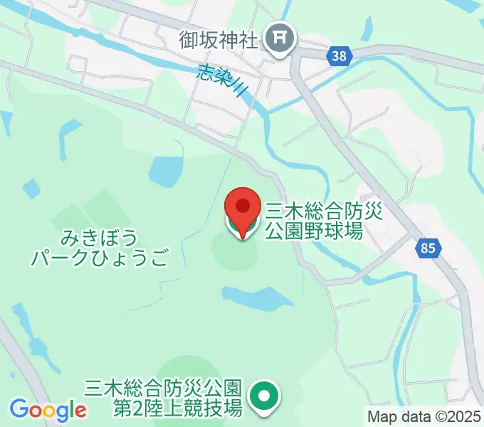 サムティドリームスタジアムの地図
