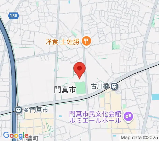 門真市立総合体育館の地図