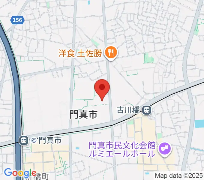 門真市立総合体育館の地図