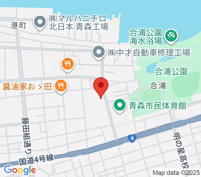 オカでんアリーナの地図